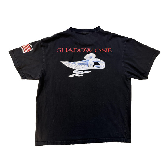 Shadow One Executive Protection Shirt Mens XL Black Graphic Double Sided Hit - Picture 7 of 7